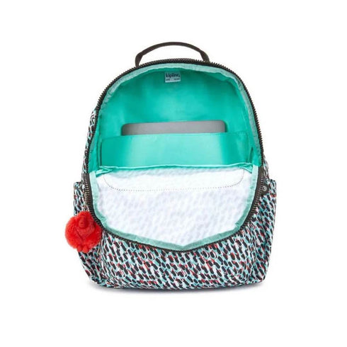 MOCHILA AZUL ABSTRACT KIPLING