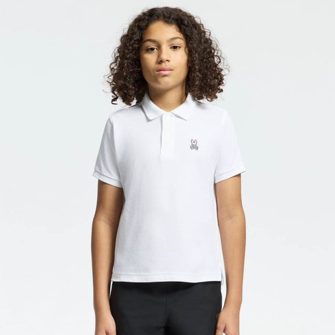 POLO BLANCO CLÁSICO PSYCHO BUNNY KIDS