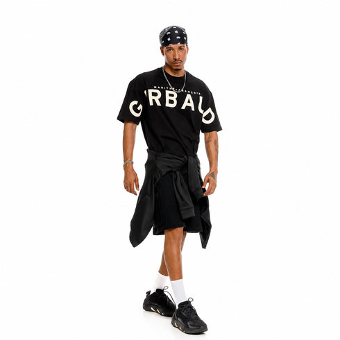 CAMISETA NEGRA LE MONARQUE GIRBAUD