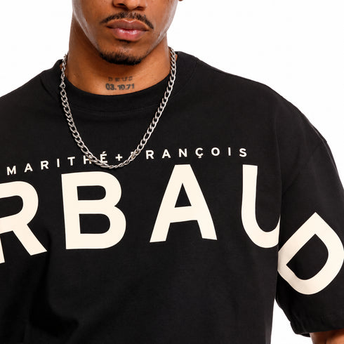 CAMISETA NEGRA LE MONARQUE GIRBAUD