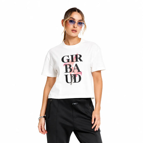 CAMISETA CREMA LUEUR GIRBAUD DAMA