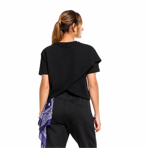 CAMISETA NEGRA LUEUR GIRBAUD DAMA