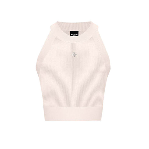 CROP TOP BEIGE FAIRY KNITTED MONESTERY