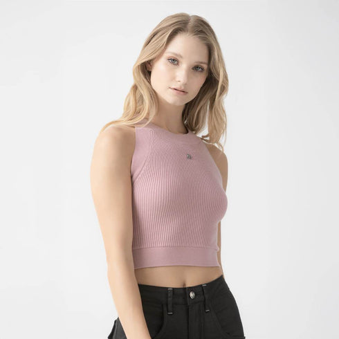 CROP TOP ROSADO FAIRY KNITTED MONASTERY