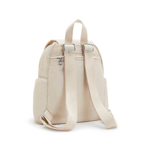 MOCHILA BEIGE CITY ZIP MINI KIPLING