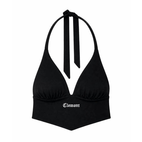 CROP TOP NEGRO CICATRICE CLEMONT