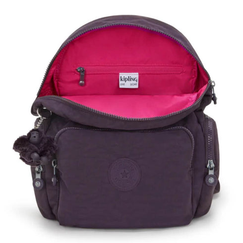 MOCHILA MORADA CITY ZIP KIPLING