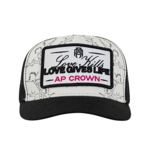 GORRA BLANCA SPINE FLOWER AP CROWN
