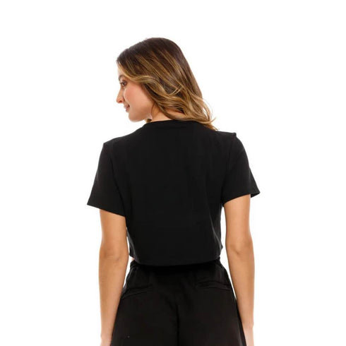 CAMISETA NEGRA GF1100739N000 GIRBAUD