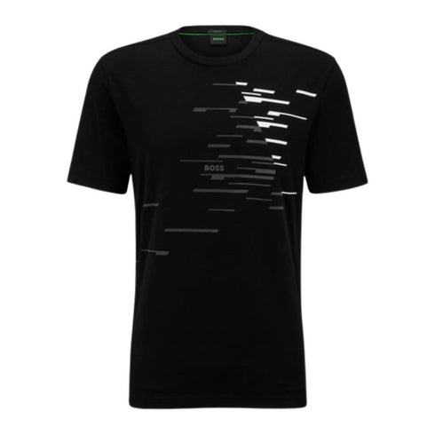 CAMISETA NEGRA TEE 7 BOSS