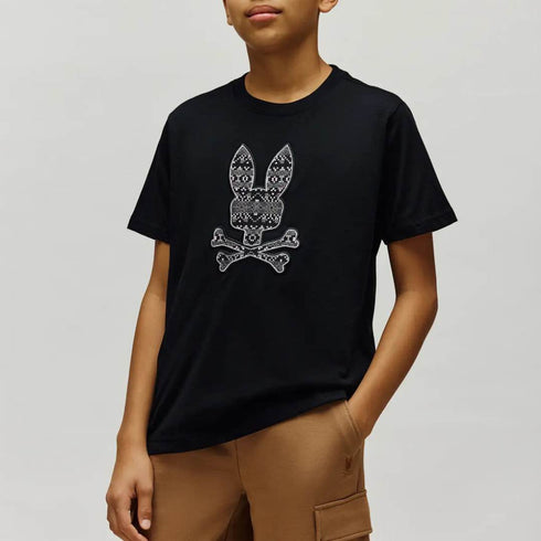 CAMISETA NEGRA INDIGO PSYCHO BUNNY KIDS