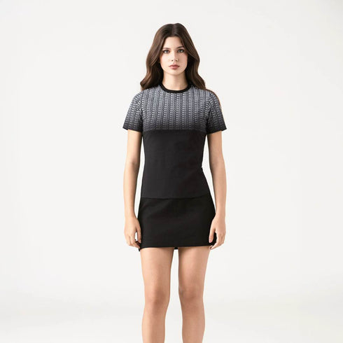 CROP TOP NEGRO LUMI MONASTERY