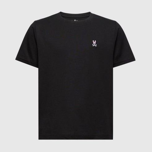 CAMISETA NEGRA CLÁSICA PSYCHO BUNNY KIDS