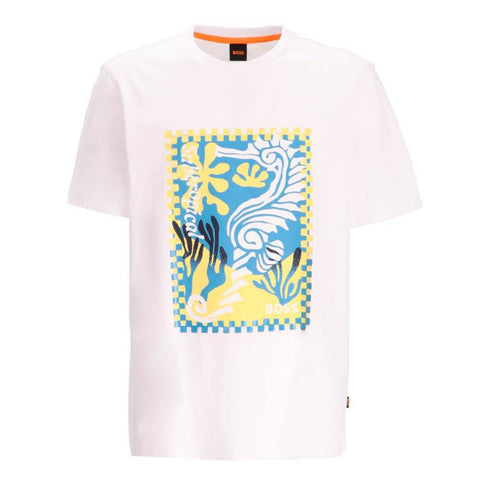 CAMISETA BLANCA TEE CASSETTE BOSS