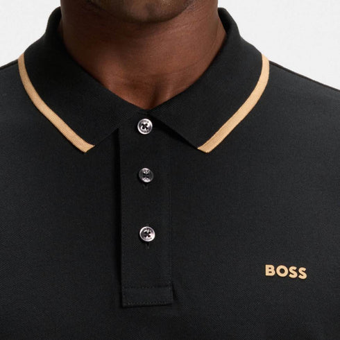 CAMISETA NEGRA PARLAY 190 BOSS