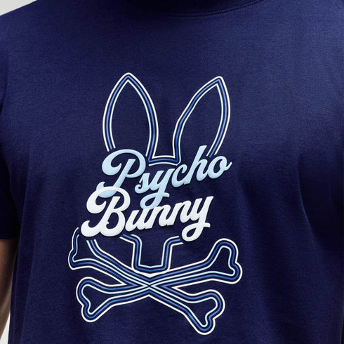 CAMISETA AZUL GARRET PSYCHO BUNNY