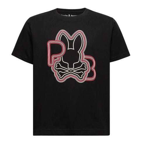 CAMISETA NEGRA CARLO PSYCHO BUNNY KIDS