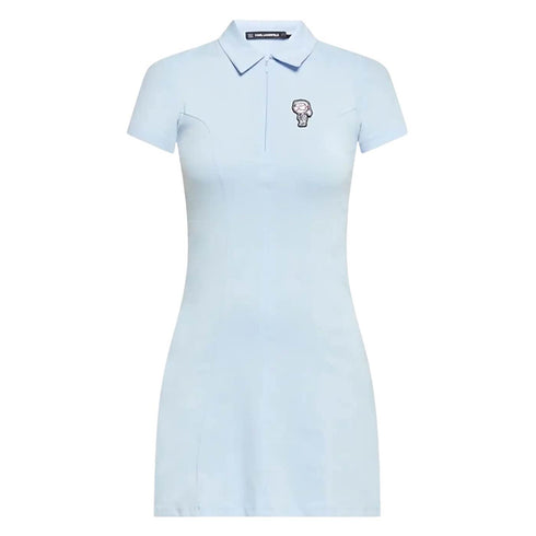 VESTIDO CELESTE WINDSURFER KARL LAGERFELD
