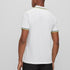 POLO BLANCO PAUL CURVED BOSS