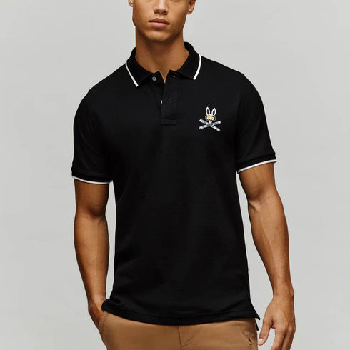 POLO NEGRO INDIGO PSYCHO BUNNY