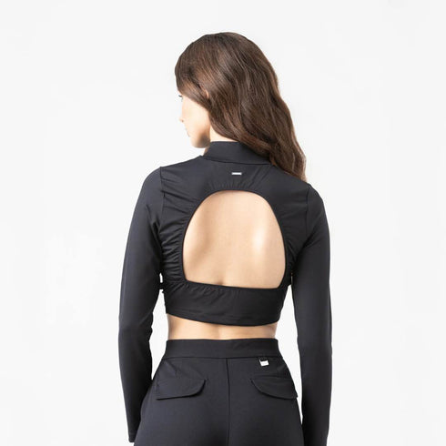 CROP TOP NEGRO LUMI MONASTERY