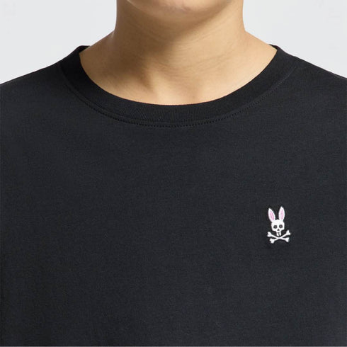 CAMISETA NEGRA CLÁSICA PSYCHO BUNNY KIDS