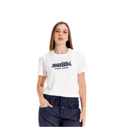 CAMISETA CREMA LE MARITHE GIRBAUD
