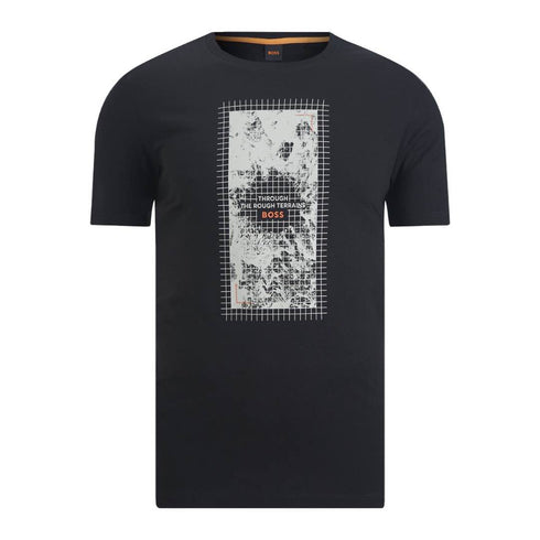 CAMISETA NEGRA METROPOLITAN BOSS