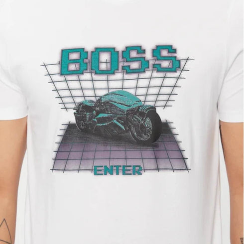 CAMISETA BLANCA TEE ENTER BOSS