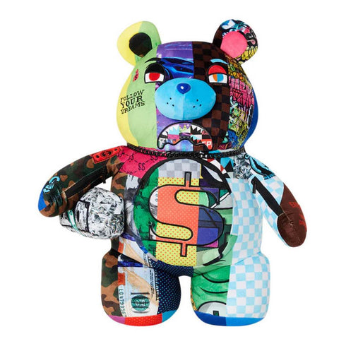 MOCHILA OSO MULTICOLOR MASTERPIECES SPRAYGROUND