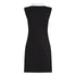 VESTIDO NEGRO CONTRAST SIGNATURE KARL LAGERFELD