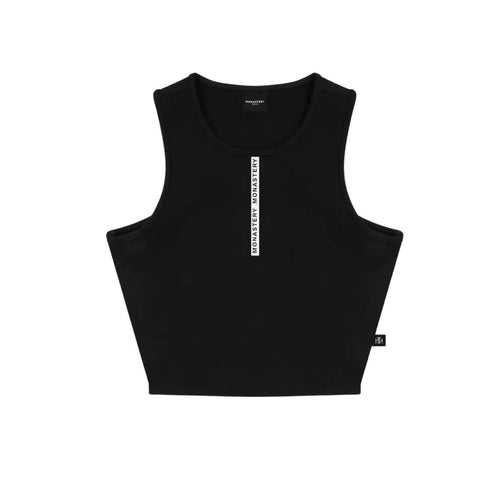 CROP TOP NEGRO ELSIE MONASTERY