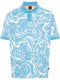 POLO CELESTE ALL OVER OCEAN BOSS