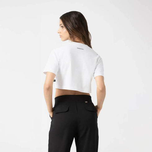 CROP TOP BLANCO DUSTY MONASTERY