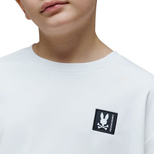 CAMISETA BLANCA INTERLOCK PSYCHO BUNNY KIDS