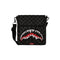 BOLSO DE MANO NEGRO DRIPPING SHARK SPRAYGROUND