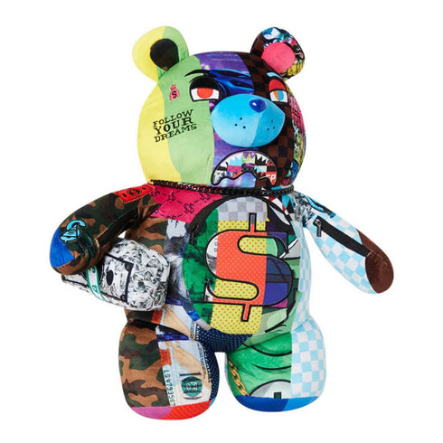 MOCHILA OSO MULTICOLOR MASTERPIECES SPRAYGROUND