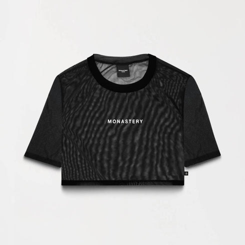 CROP TOP NEGRO HAZEL MONASTERY DAMA