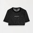 CROP TOP NEGRO HAZEL MONASTERY DAMA