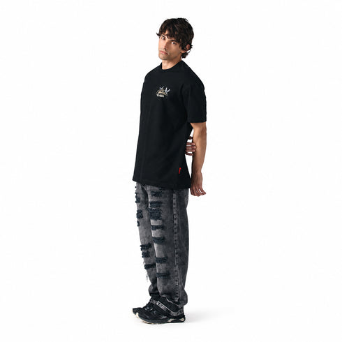 CAMISETA NEGRA VERACE CLEMONT