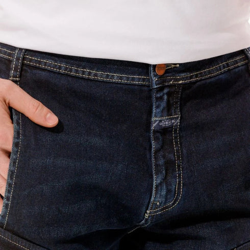 JEAN AZUL SHORTPURS GIRBAUD