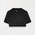 CROP TOP NEGRO HAZEL MONASTERY DAMA