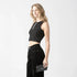 CROP TOP NEGRO ELSIE MONASTERY
