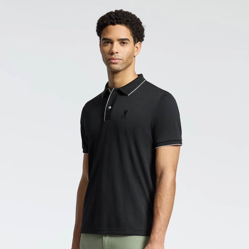 POLO NEGRO PERFORMANCE PSYCHO BUNNY
