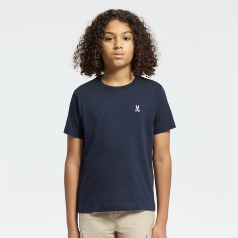 CAMISETA AZUL CLÁSICA PSYCHO BUNNY KIDS