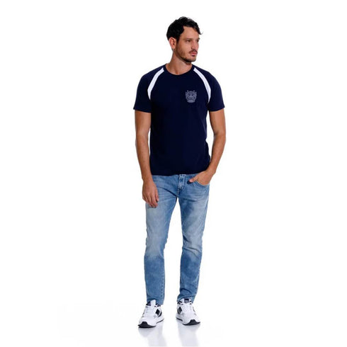 CAMISETA AZUL ACTIF GIRBAUD