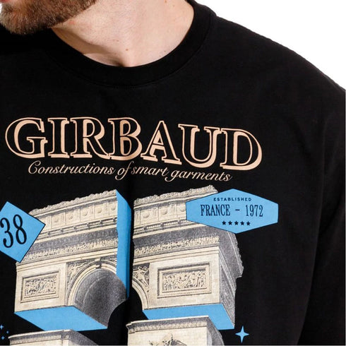 CAMISETA NEGRA LE MONARQUE GIRBAUD