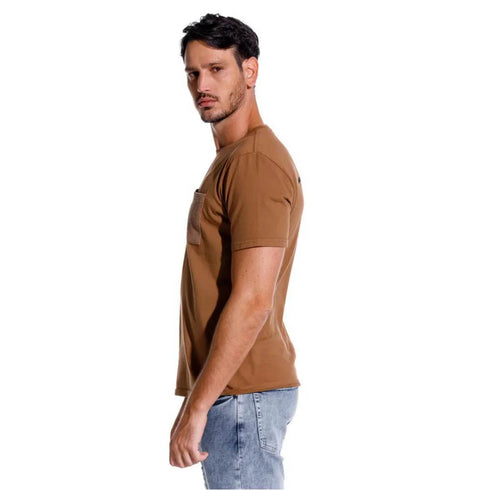 CAMISETA MARRON LE MONARQE GIRBAUD