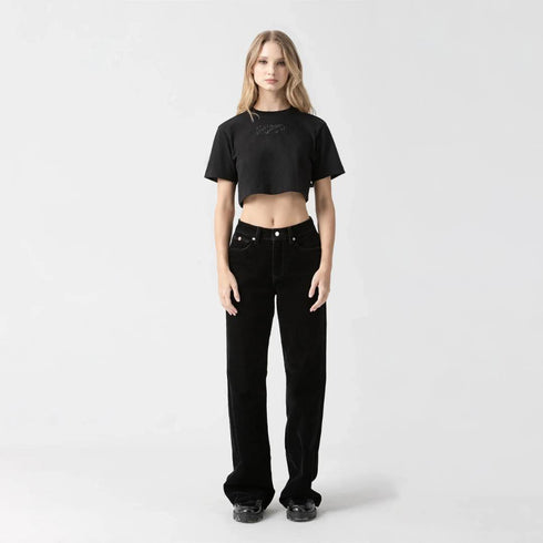 CROP TOP NEGRO AMAL MONASTERY