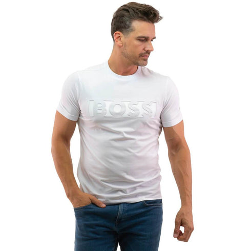 CAMISETA BLANCA TEE 4 BOSS